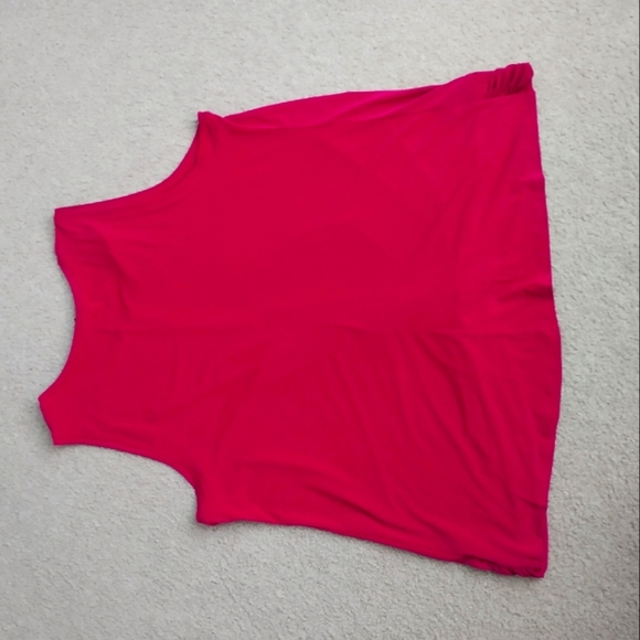 Lane Bryant Womens Plus Size Pink Sleeveless Twist Tank Top Size 22 24 - Picture 6 of 10